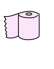 トイレットペーパー1個(ピンク)