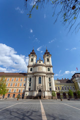 Obraz premium Minorite church in Eger, Hungary