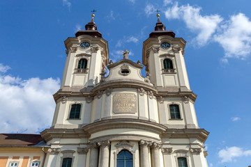 Obraz premium Minorite church in Eger, Hungary