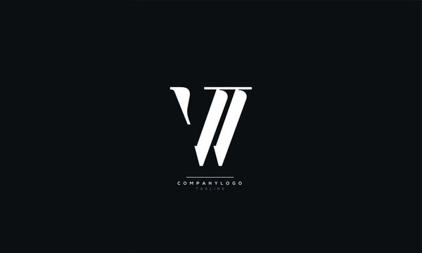 AA VV Letter Logo Design Icon Vector Symbol