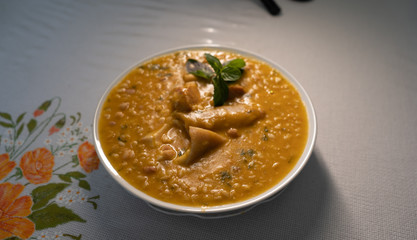 traditional soup of northern Peruvian cuisine

