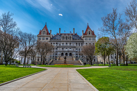 The Capitol Building In Albany Ny