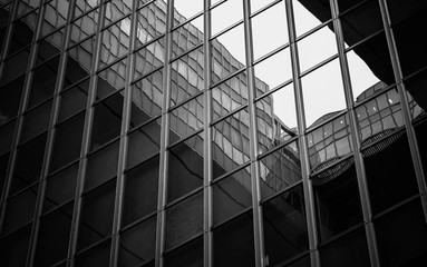 Plakat Hong Kong Modern Architecture, image on black and white