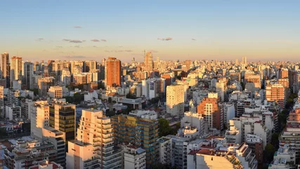 Gardinen Evening view of Buenos Aires, capital of Argentina. High resolution © Chris Peters