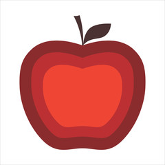 Red Apple Illustration