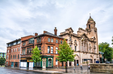 Fototapeta na wymiar The Albert Hall, a historic building in Nottingham, East Midlands, UK