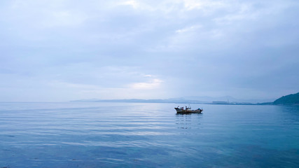 Naklejka premium 津井の海