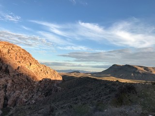 mountains with blue sky