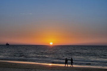 Fototapeta premium sunset on the sea
