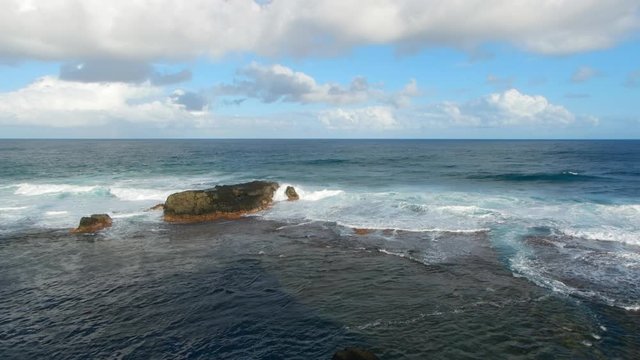 Rocky South Coast on the Island of Mauritius