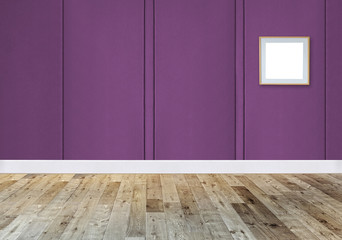 bright empty interior design, stone wall. 3D illustration