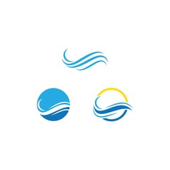 Natural Water wave Logo