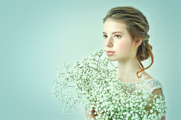 bouquet of gypsophila