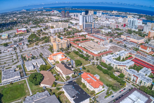 Aerial View Of West Palm Beach In Florida