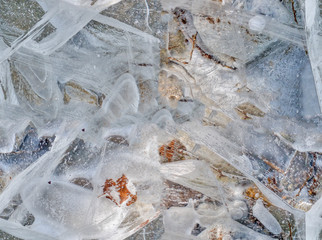 Texture of ice, seamless texture.