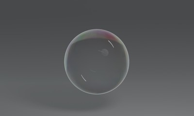Air bubbles underwater, bubbles template isolated.
 Transparent soap or water bubbles. 3d rendering
