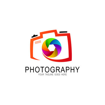 Camera logo, Vector logo for photographer, 