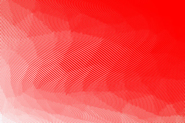 Obraz premium Red polka dot halftone pattern 