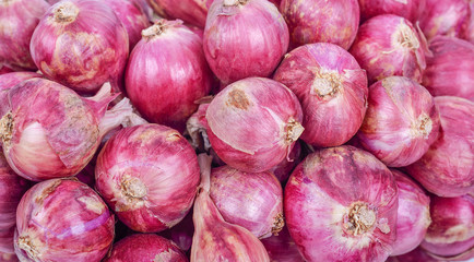Onion background used to cook delicious food.