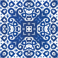 Antique portuguese azulejo ceramic.