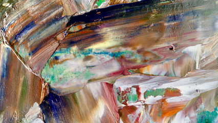 Colorful abstract background wallpaper. Modern motif visual art.  Mixtures of oil paint. Trendy hand painting canvas. Wall decor and Wall art prints Idea.  3D Texture.Colorful abstract 