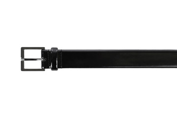 Black men leather belt