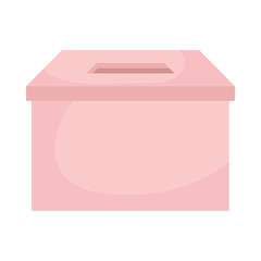 charity donation box isolated icon