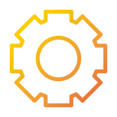 setting gear internet web technology interface gradient style icon