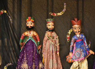 Fototapeta na wymiar Kathputli (Puppet), Rajasthan, India