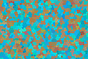 An abstract multicolored mosaic tiled background image.