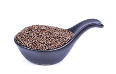 perilla seeds, rich in omega-3. And omega-6 and other medicinal properties on white