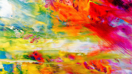 Colorful abstract background wallpaper. Modern motif visual art.  Mixtures of oil paint. Trendy...
