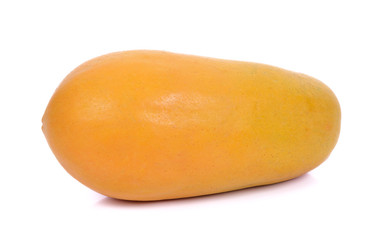 papaya isolated on white background