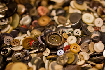 pile of old buttons