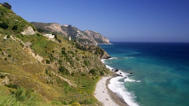 WS Mediterranean coastline between Nerja and Almunecar