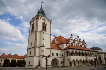 Fototapeta na wymiar Historic town hall in Levoca