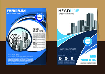 Brochure design, cover modern layout, annual report, poster, flyer in A4 with colorful triangles, geometric shapes for tech, science, market with light background