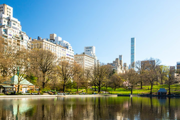 View of the Central Park New York , USA