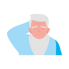 elderly man wearing stylish clothes