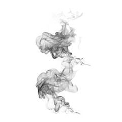 Smoke on a white background