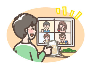 リモート飲み会　オンラインオフ会　など