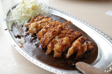日本のとても美味しいカツカレー