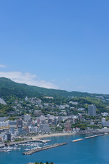 静岡県熱海市の街並み