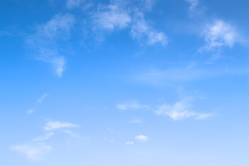 Fototapeta premium blue sky with beautiful natural white clouds 