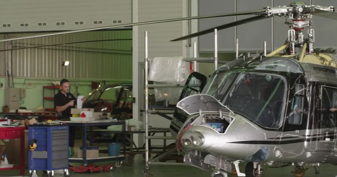 WS PAN Helicopter maintenance workshop