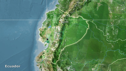Ecuador, satellite D - composition