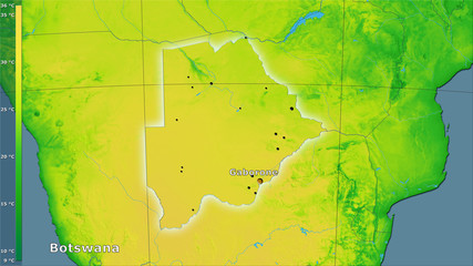 Botswana, annual range - composition