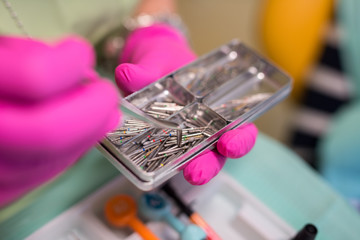 medical equipment in the dentist's office