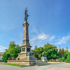 Fototapeta premium Freedom Monument in the city of Ruse, Bulgaria