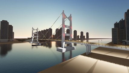 bridge over the river 